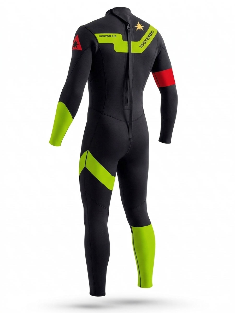 Гидрокостюм Esoteric Avatar II 3/2  Green/Red