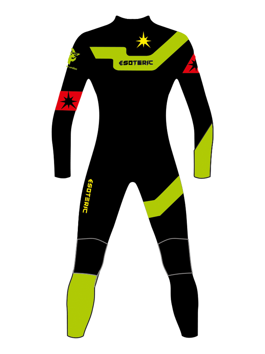 Гидрокостюм Esoteric Avatar II 3/2  Green/Red