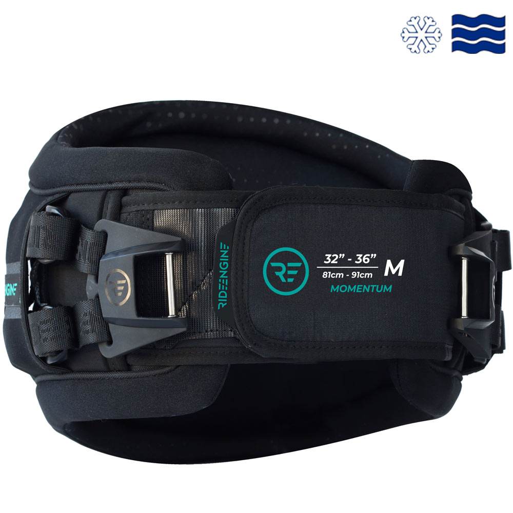 Трапеция для кайта RideEngine 2022 Momentum V2 Black Harness