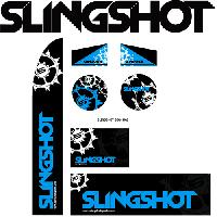 Slingshot 2"x7" Vinyl Wordmark Stiker (pkg of 25)