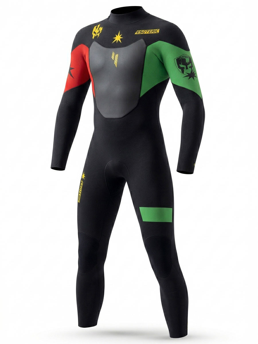 Гидрокостюм Esoteric Warrior II 3/2  Green/Red