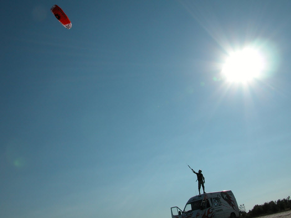 Кайтбаггинг в пустыне Сахара. Владимир Бобылев