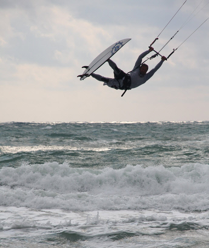Кайтсерфинг в Анапе. Станица Благовещенская. Владимир Бобылев