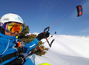  Эпический горный Камчатский кайтинг