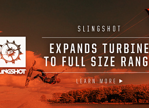 Новинка 2017 года от Slingshot – полный диапазон размеров кайта Turbine (Турбина)  