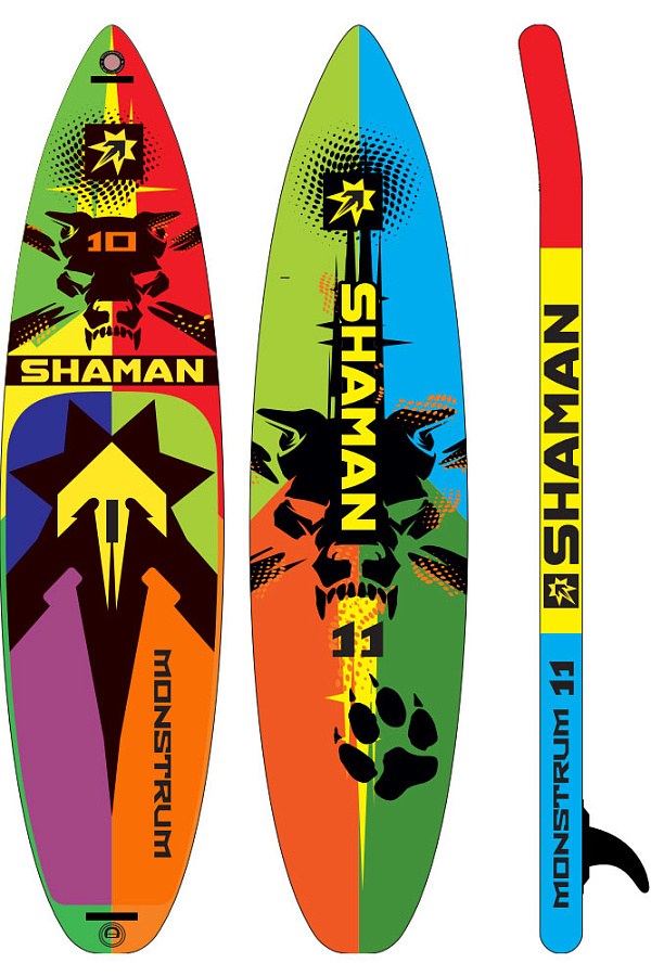 SUP борд Shaman 2020 Monstrum - после тестов