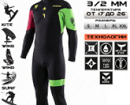 Гидрокостюм Esoteric Warrior II 3/2 Green/Red