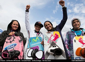 Финальный заезд Karolina WINKOWSKA и Bruna KAJIYA на втором этапе кубка мира Финальный заезд Karolina WINKOWSKA и Bruna KAJIYA на втором этапе кубка мира