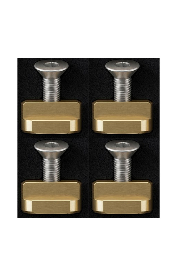 Болты для гидрофойла Esoteric Dragon II M6x 25mm Screws + open slotted T-nuts (4x)